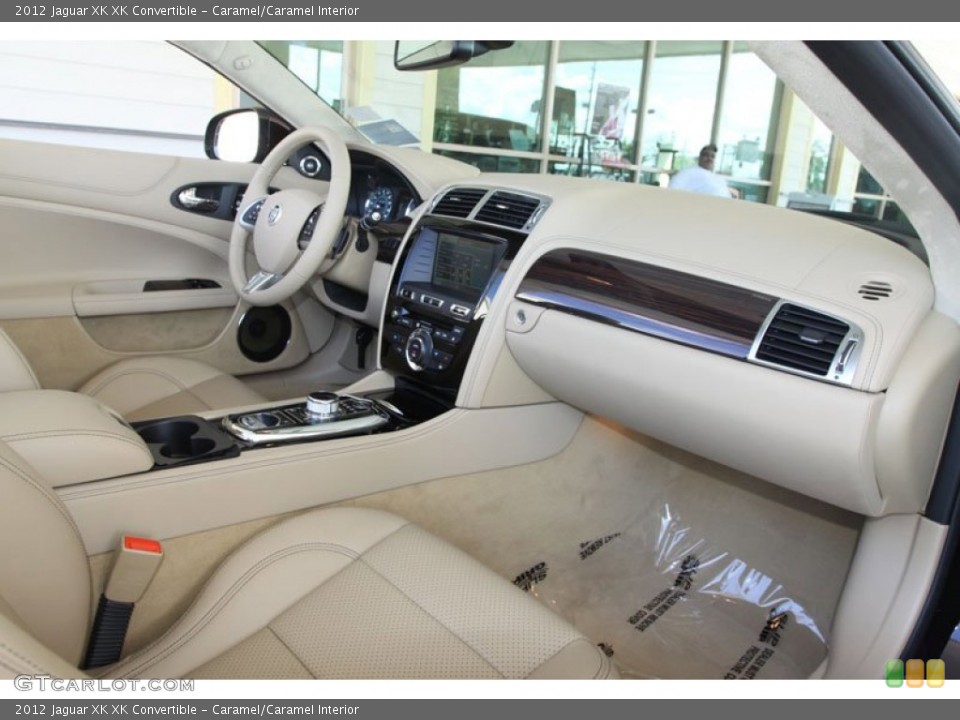 Caramel/Caramel Interior Dashboard for the 2012 Jaguar XK XK Convertible #56060915