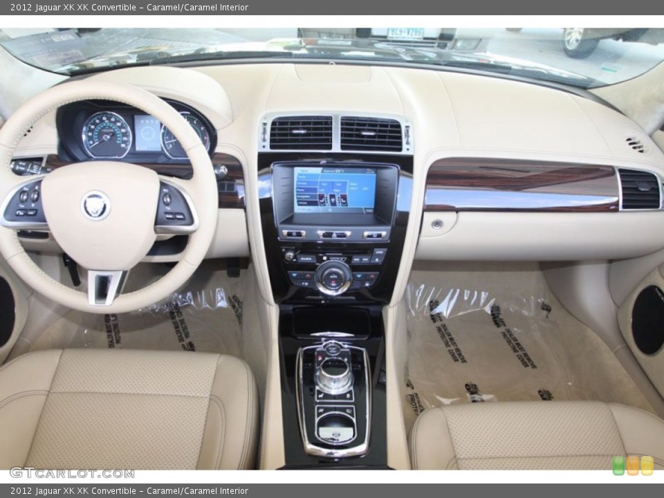 Caramel/Caramel Interior Dashboard for the 2012 Jaguar XK XK Convertible #56060966
