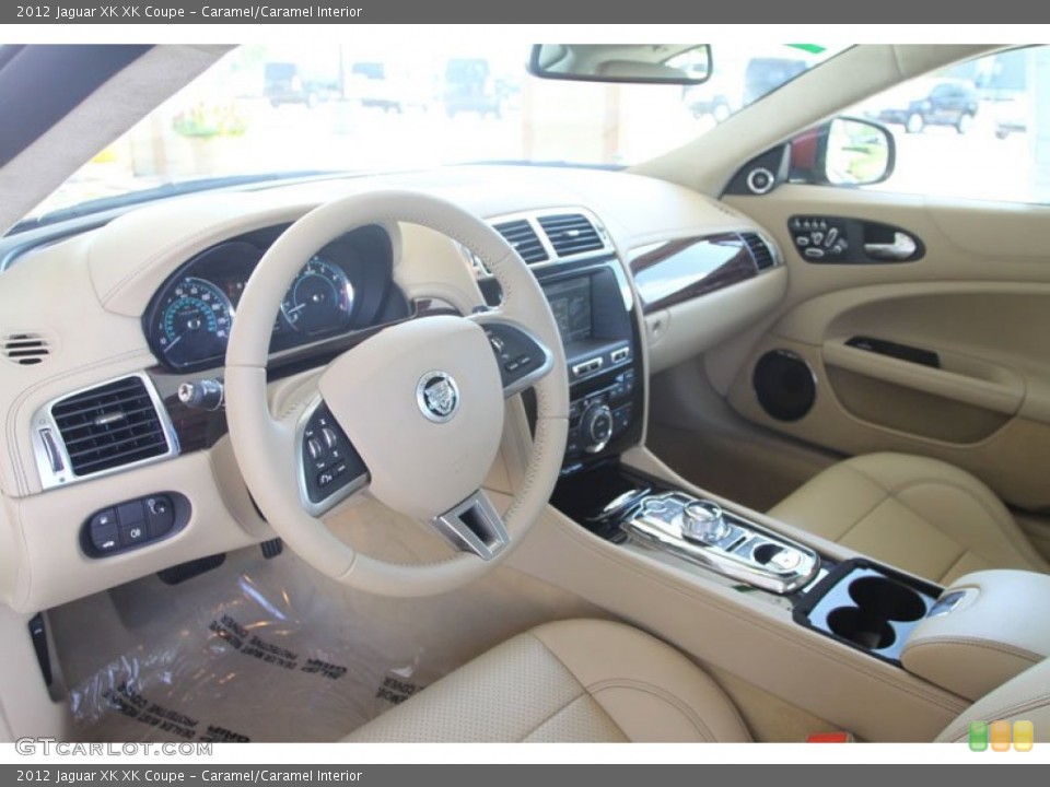 Caramel/Caramel Interior Prime Interior for the 2012 Jaguar XK XK Coupe #56061002
