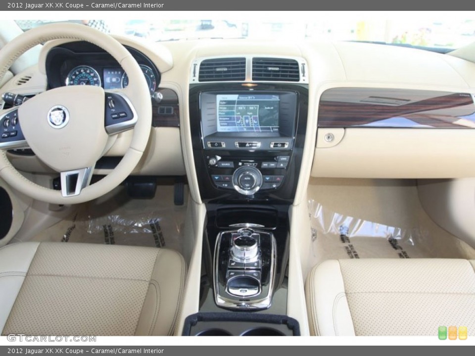 Caramel/Caramel Interior Dashboard for the 2012 Jaguar XK XK Coupe #56061095