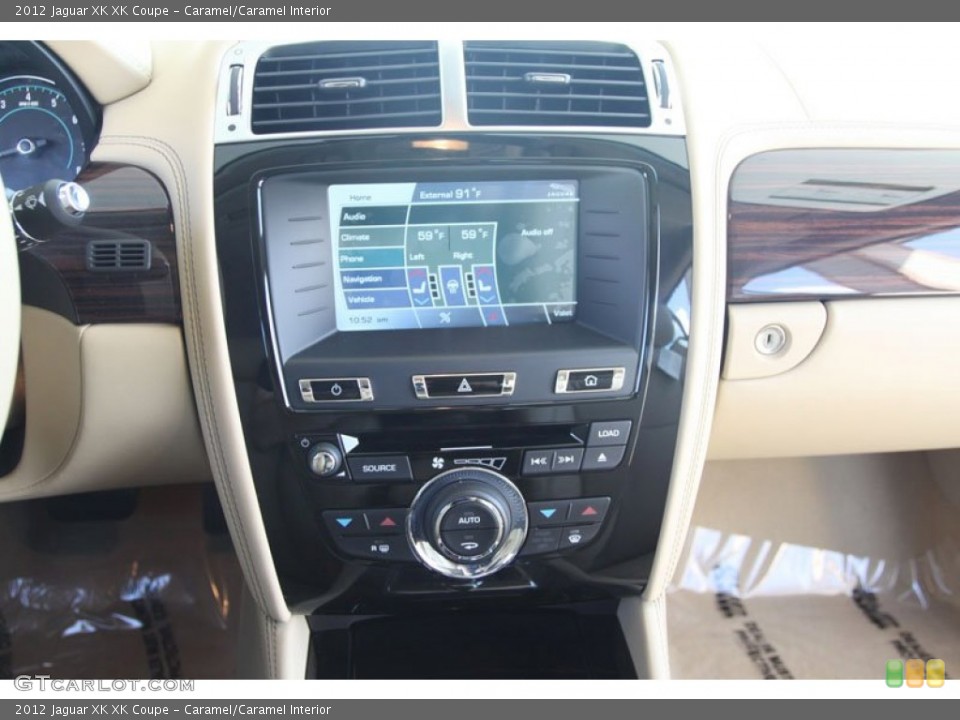 Caramel/Caramel Interior Controls for the 2012 Jaguar XK XK Coupe #56061119