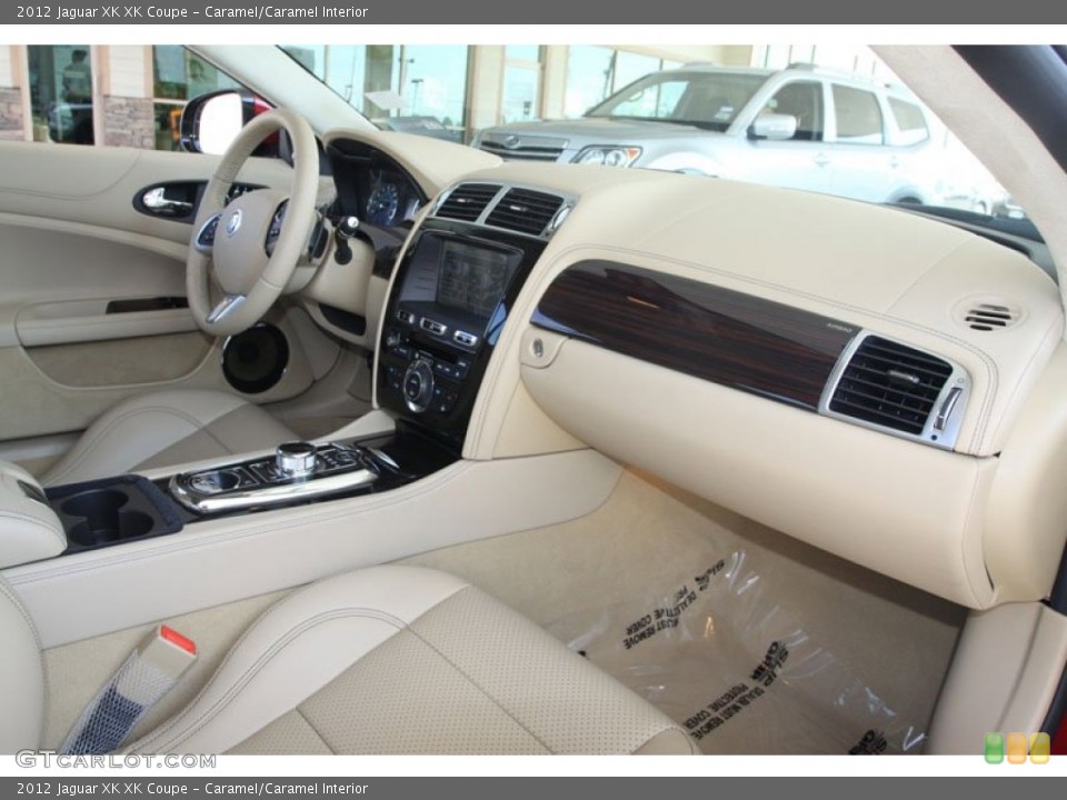 Caramel/Caramel Interior Dashboard for the 2012 Jaguar XK XK Coupe #56061128