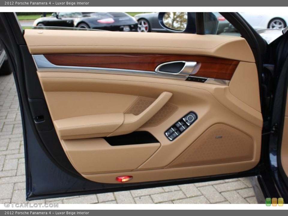 Luxor Beige Interior Door Panel for the 2012 Porsche Panamera 4 #56061152