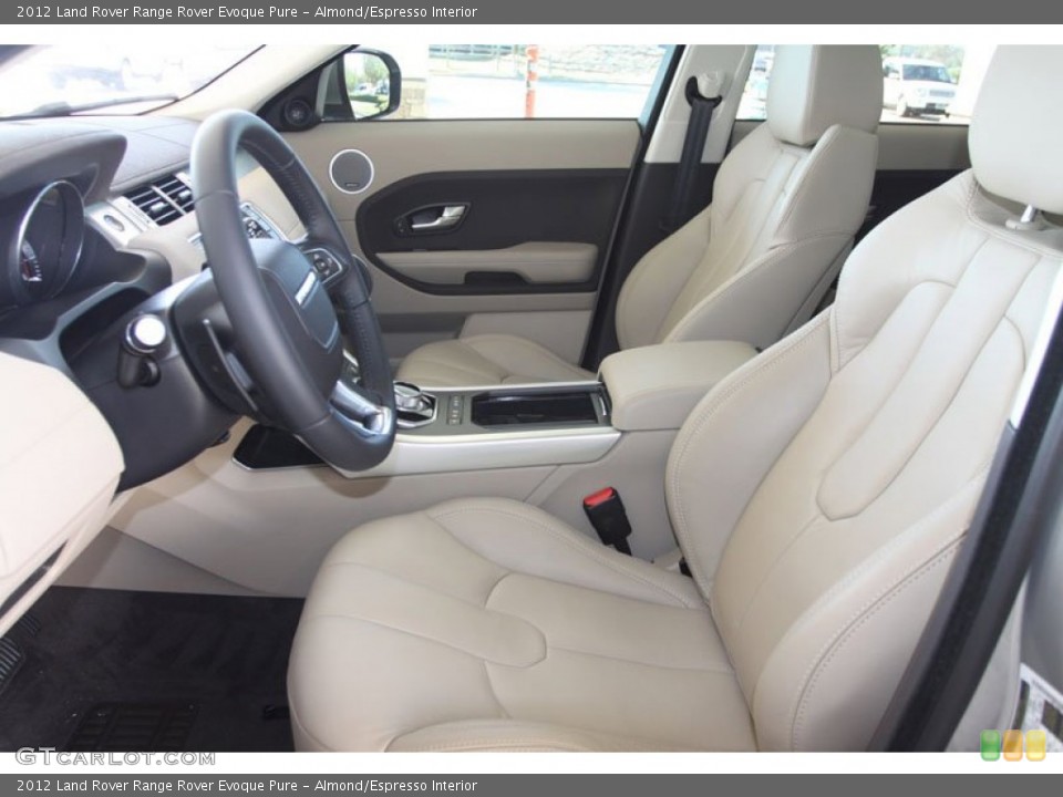 Almond/Espresso Interior Photo for the 2012 Land Rover Range Rover Evoque Pure #56061267