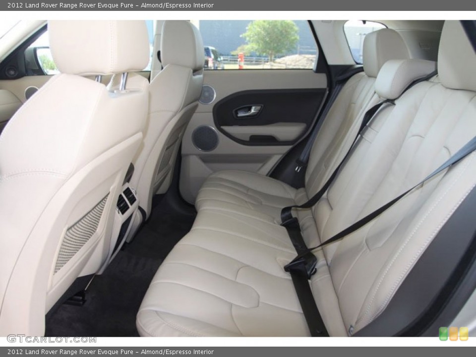 Almond/Espresso Interior Photo for the 2012 Land Rover Range Rover Evoque Pure #56061278