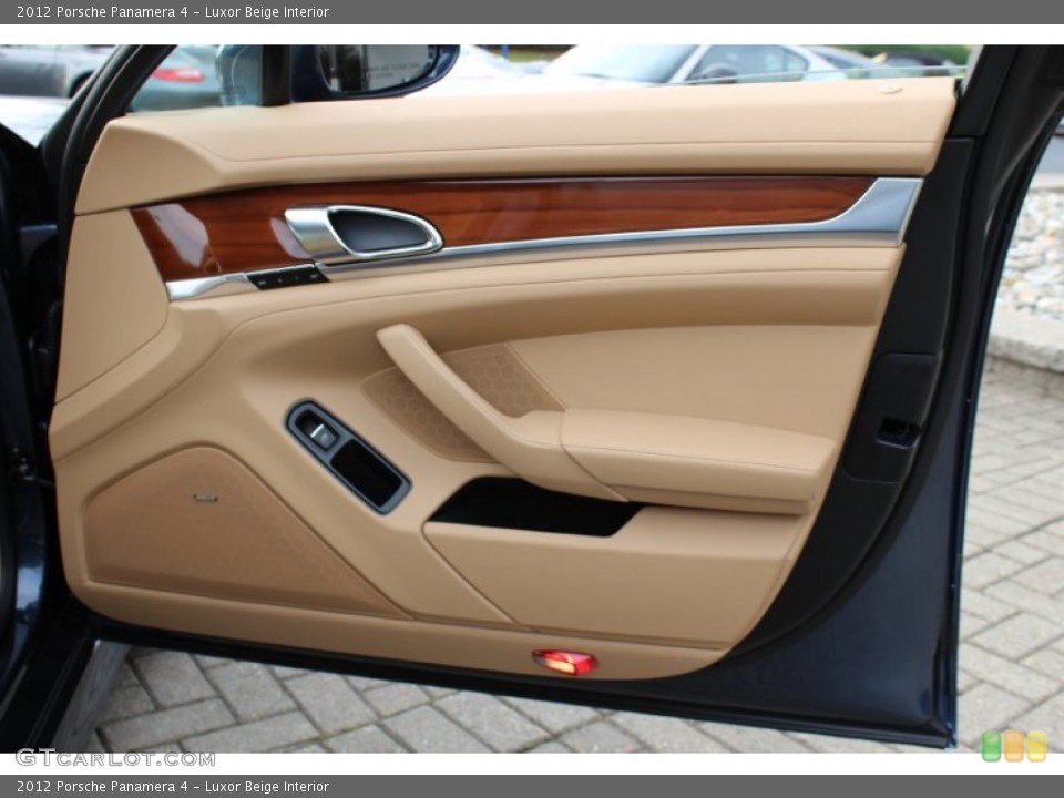 Luxor Beige Interior Door Panel for the 2012 Porsche Panamera 4 #56061288