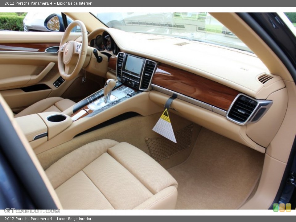 Luxor Beige Interior Dashboard for the 2012 Porsche Panamera 4 #56061299