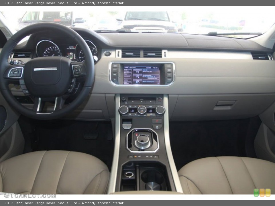 Almond/Espresso Interior Dashboard for the 2012 Land Rover Range Rover Evoque Pure #56061359