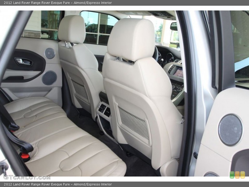 Almond/Espresso Interior Photo for the 2012 Land Rover Range Rover Evoque Pure #56061401