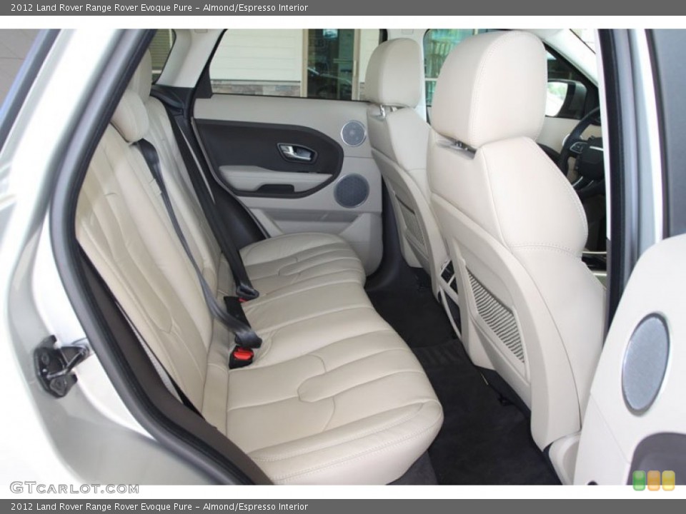 Almond/Espresso Interior Photo for the 2012 Land Rover Range Rover Evoque Pure #56061410
