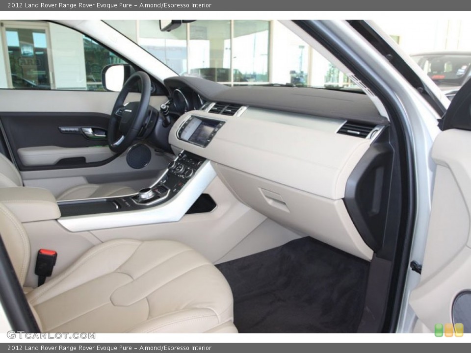 Almond/Espresso Interior Photo for the 2012 Land Rover Range Rover Evoque Pure #56061419