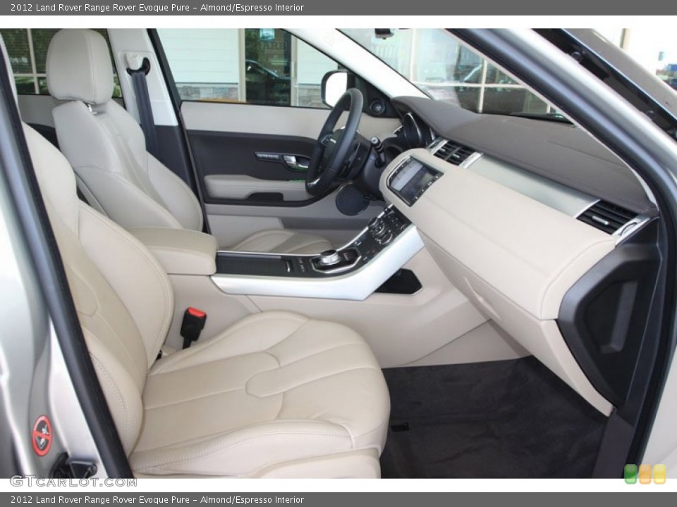 Almond/Espresso Interior Photo for the 2012 Land Rover Range Rover Evoque Pure #56061428