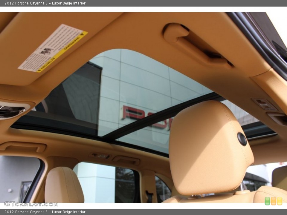 Luxor Beige Interior Sunroof for the 2012 Porsche Cayenne S #56061539