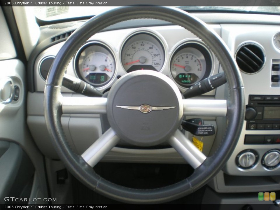Pastel Slate Gray Interior Steering Wheel for the 2006 Chrysler PT Cruiser Touring #56061698