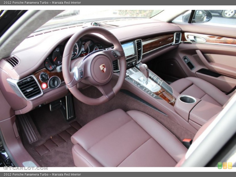 Marsala Red Interior Photo for the 2012 Porsche Panamera Turbo #56061731