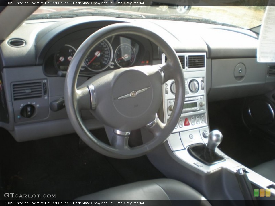Dark Slate Grey/Medium Slate Grey Interior Dashboard for the 2005 Chrysler Crossfire Limited Coupe #56061824