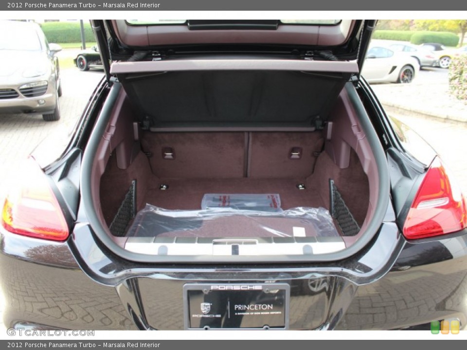 Marsala Red Interior Trunk for the 2012 Porsche Panamera Turbo #56061827