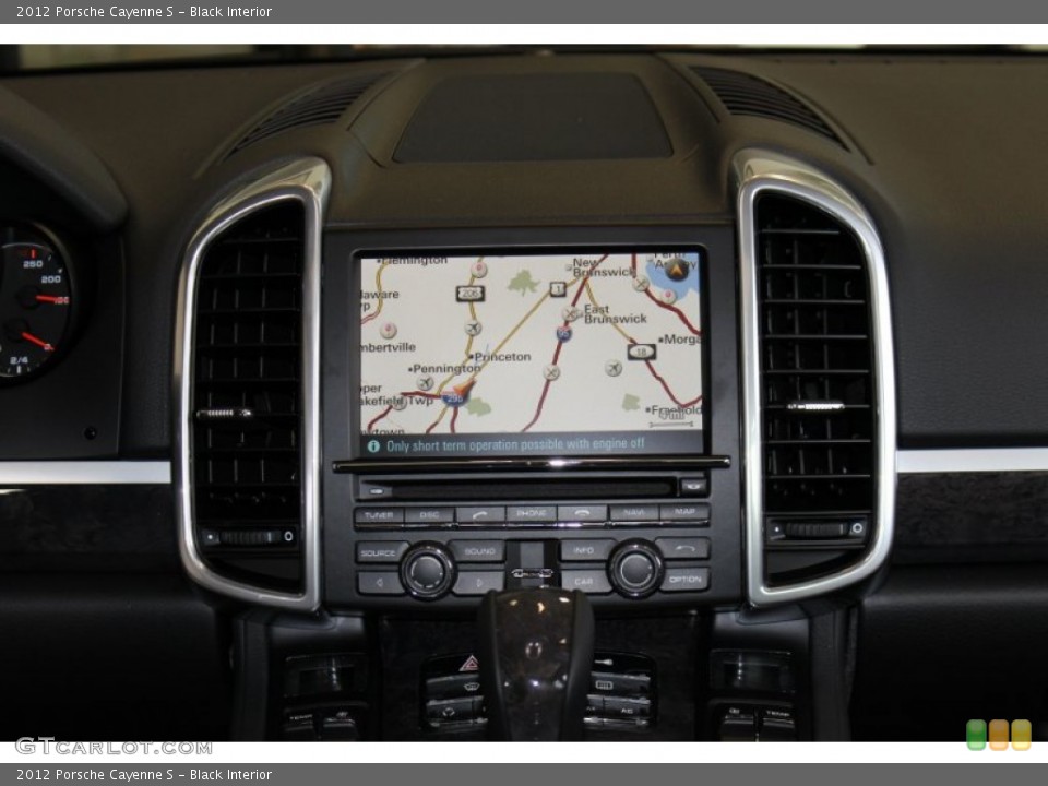 Black Interior Navigation for the 2012 Porsche Cayenne S #56062058