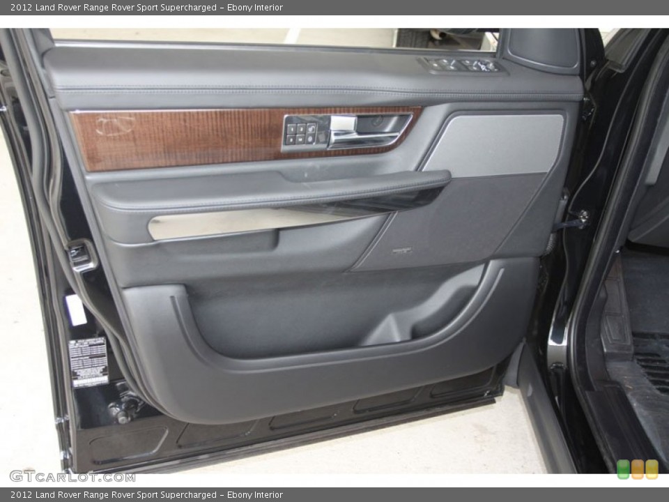 Ebony Interior Door Panel for the 2012 Land Rover Range Rover Sport Supercharged #56062106