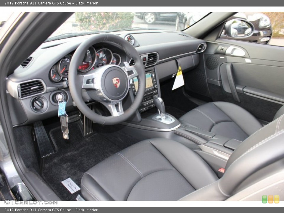 Black Interior Photo for the 2012 Porsche 911 Carrera GTS Coupe #56062319
