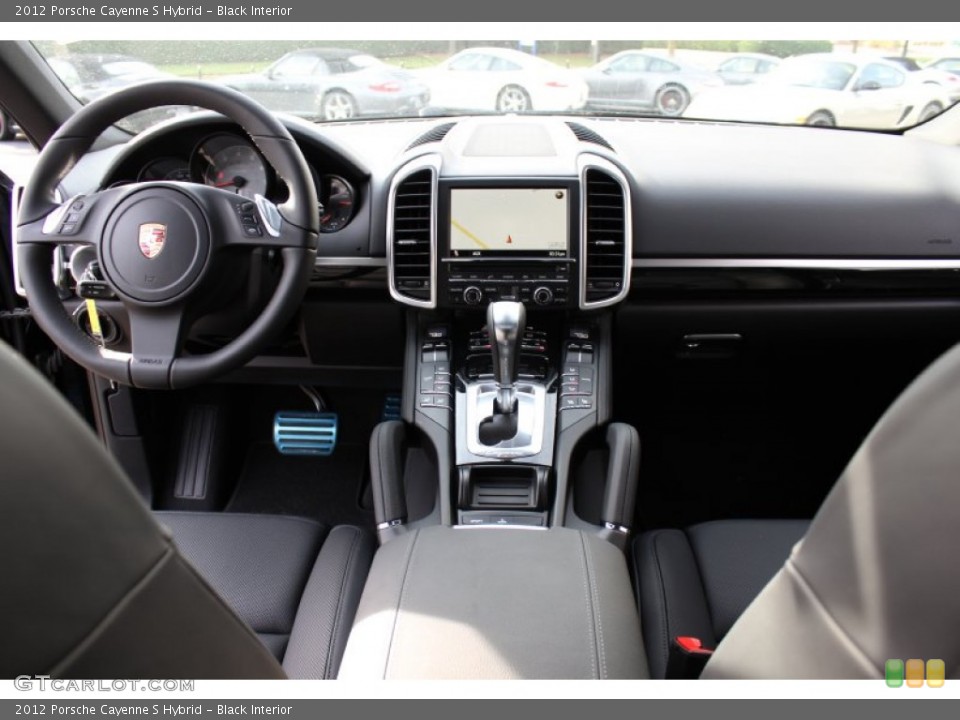 Black Interior Dashboard for the 2012 Porsche Cayenne S Hybrid #56062661