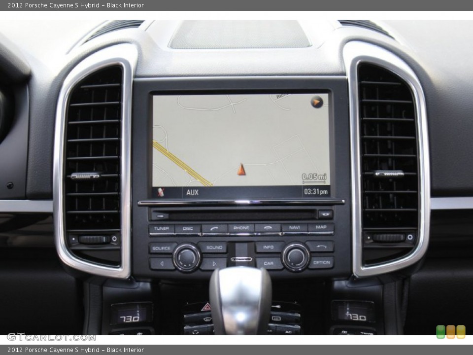 Black Interior Navigation for the 2012 Porsche Cayenne S Hybrid #56062703
