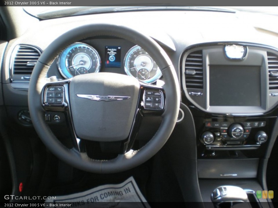 Black Interior Dashboard for the 2012 Chrysler 300 S V6 #56062880