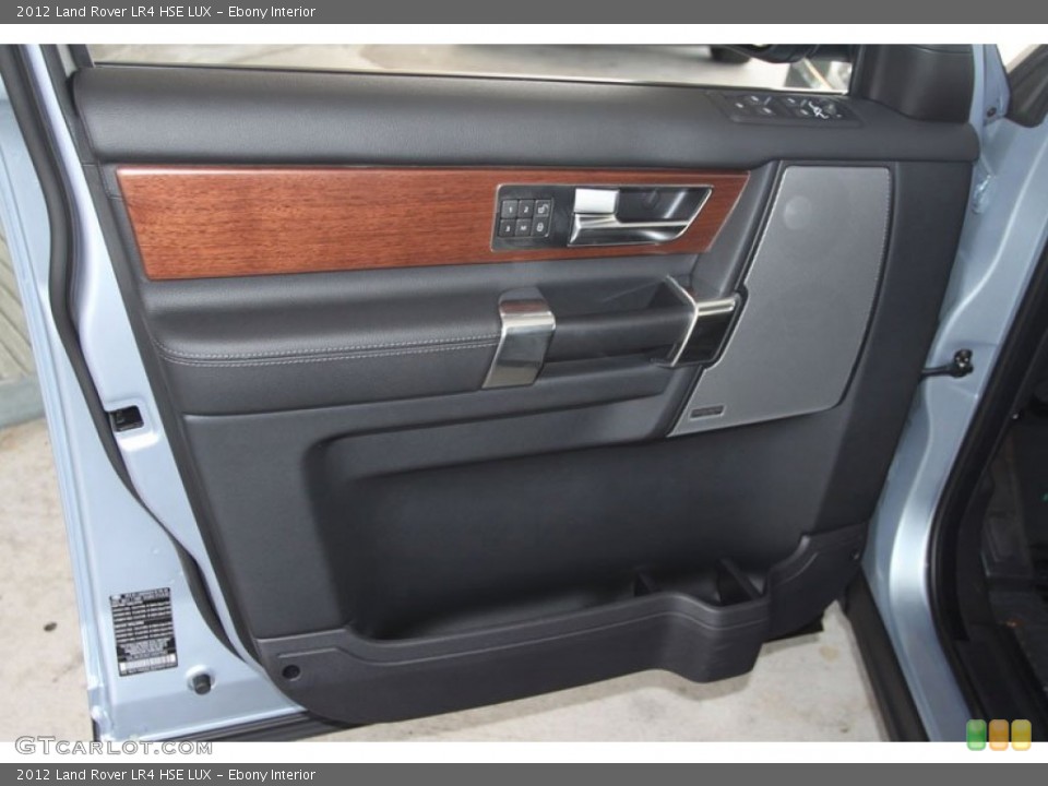 Ebony Interior Door Panel for the 2012 Land Rover LR4 HSE LUX #56063615