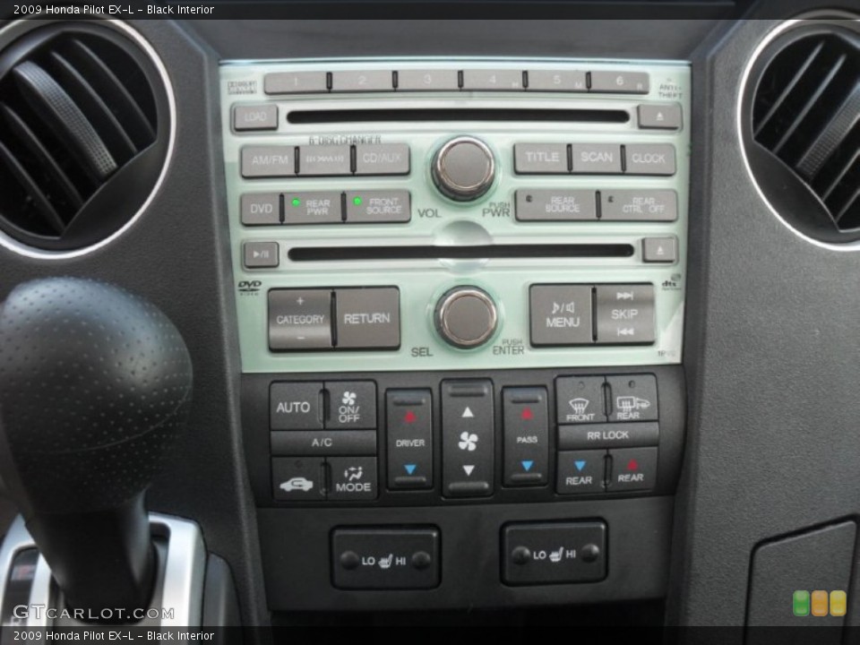 Black Interior Controls for the 2009 Honda Pilot EX-L #56064146