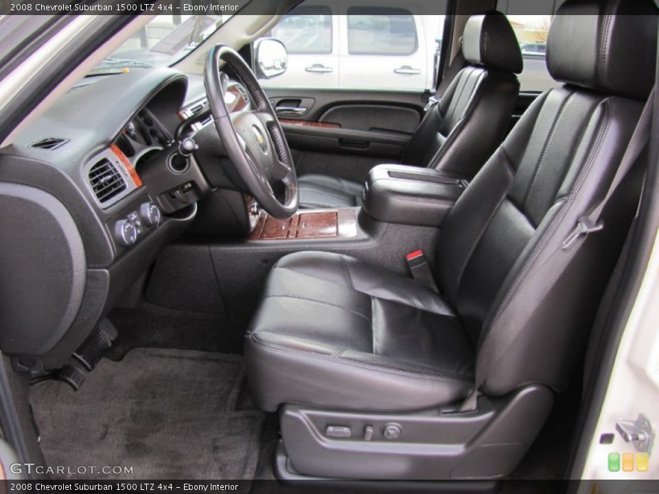 Ebony Interior Photo for the 2008 Chevrolet Suburban 1500 LTZ 4x4 #56064866
