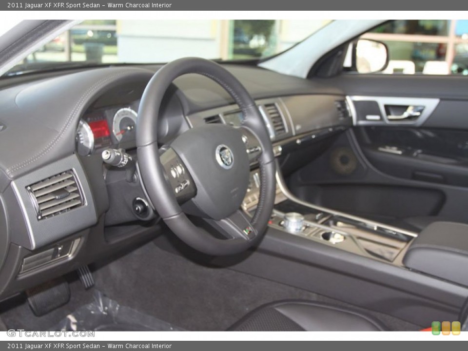 Warm Charcoal Interior Dashboard for the 2011 Jaguar XF XFR Sport Sedan #56065193