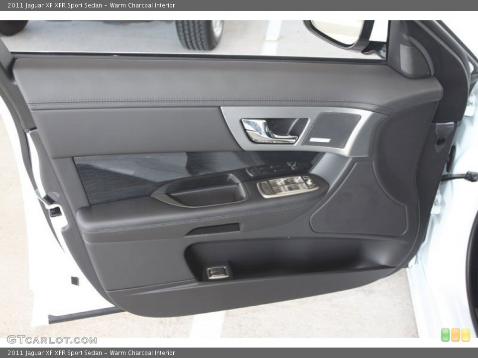 Warm Charcoal Interior Door Panel for the 2011 Jaguar XF XFR Sport Sedan #56065247