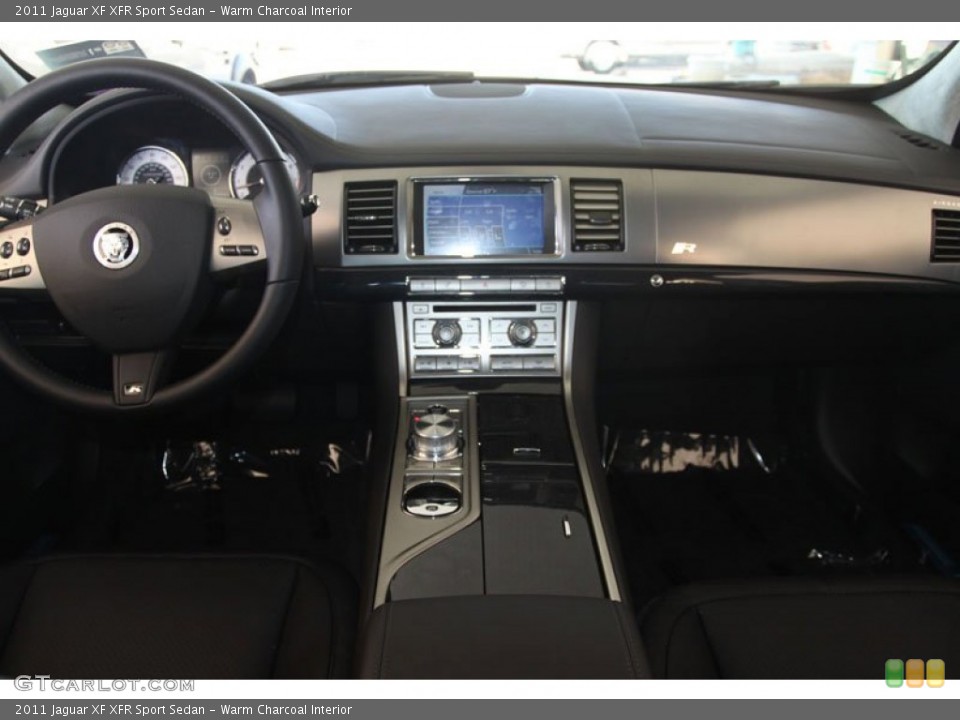 Warm Charcoal Interior Dashboard for the 2011 Jaguar XF XFR Sport Sedan #56065256