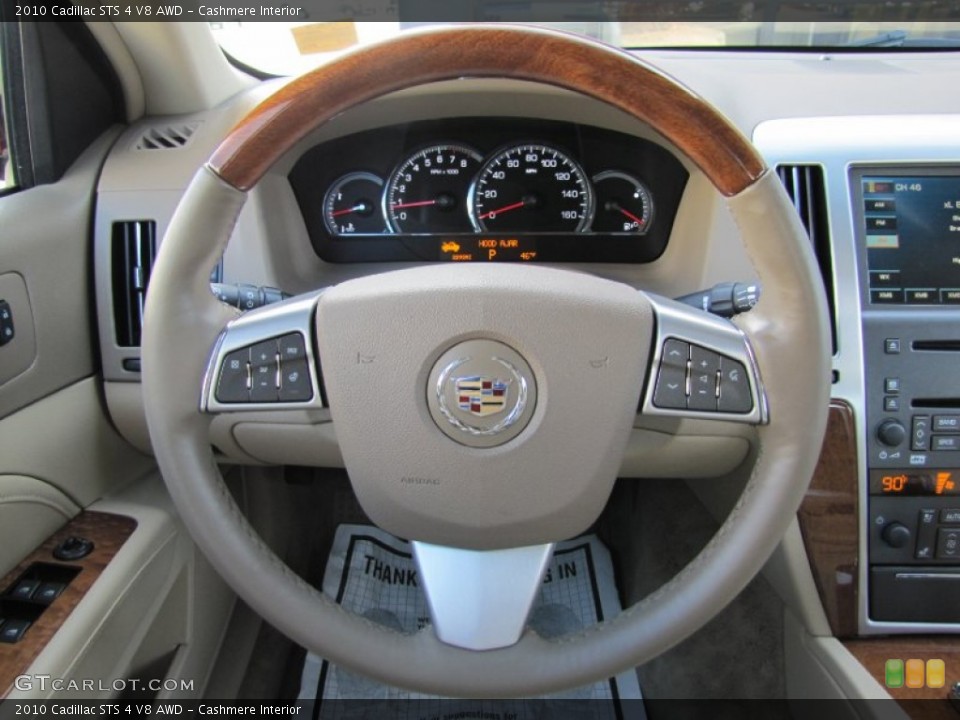 Cashmere Interior Steering Wheel for the 2010 Cadillac STS 4 V8 AWD #56065367
