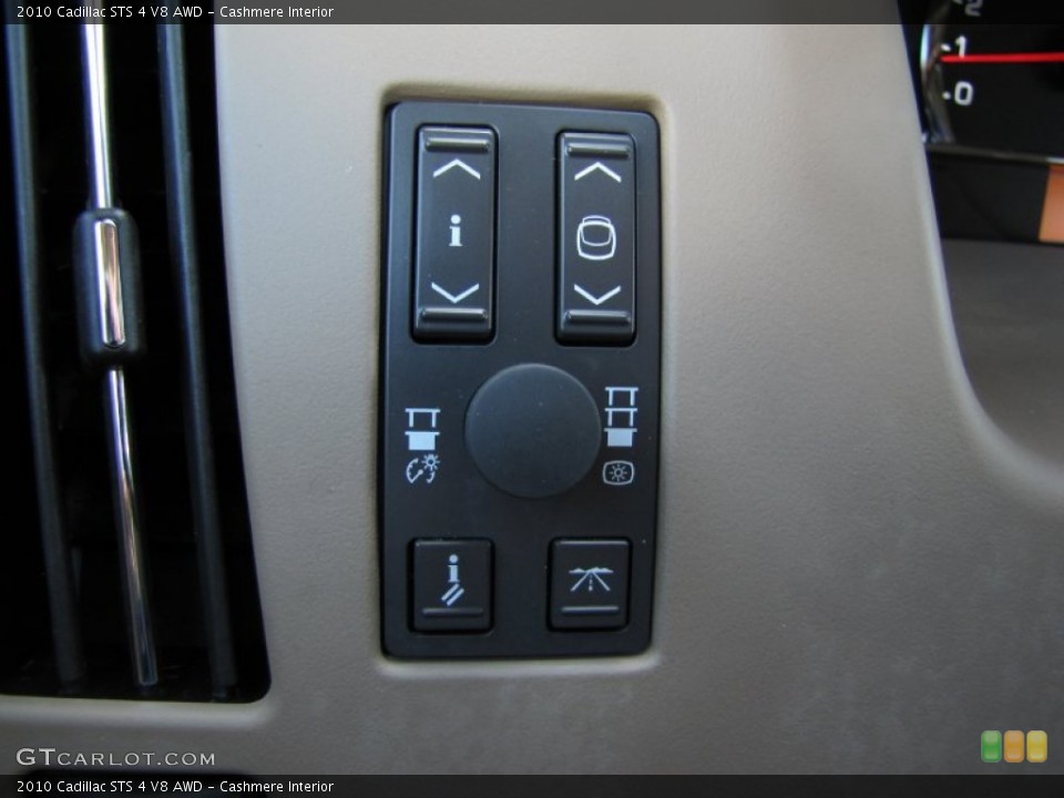 Cashmere Interior Controls for the 2010 Cadillac STS 4 V8 AWD #56065411