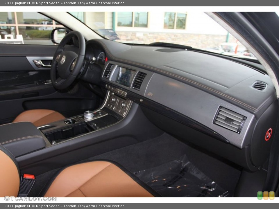 London Tan/Warm Charcoal Interior Dashboard for the 2011 Jaguar XF XFR Sport Sedan #56065478
