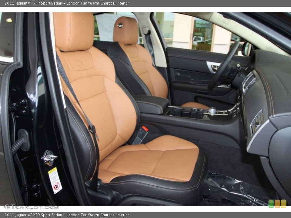 London Tan/Warm Charcoal Interior Photo for the 2011 Jaguar XF XFR Sport Sedan #56065487