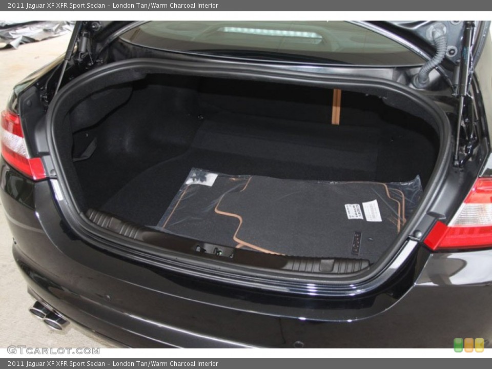 London Tan/Warm Charcoal Interior Trunk for the 2011 Jaguar XF XFR Sport Sedan #56065526