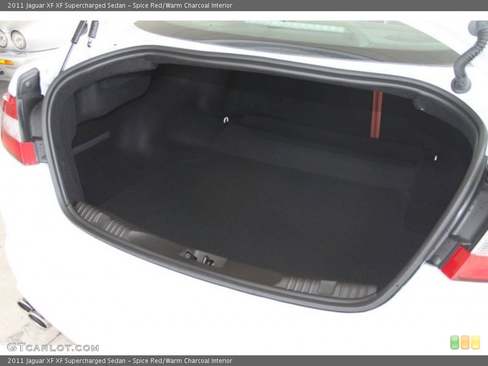 Spice Red/Warm Charcoal Interior Trunk for the 2011 Jaguar XF XF Supercharged Sedan #56065890