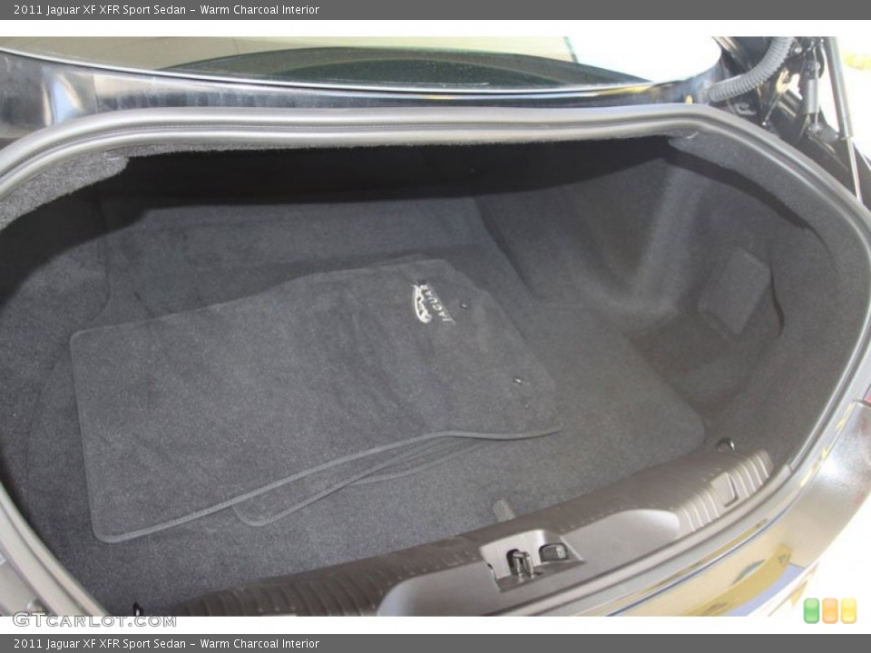 Warm Charcoal Interior Trunk for the 2011 Jaguar XF XFR Sport Sedan #56066112