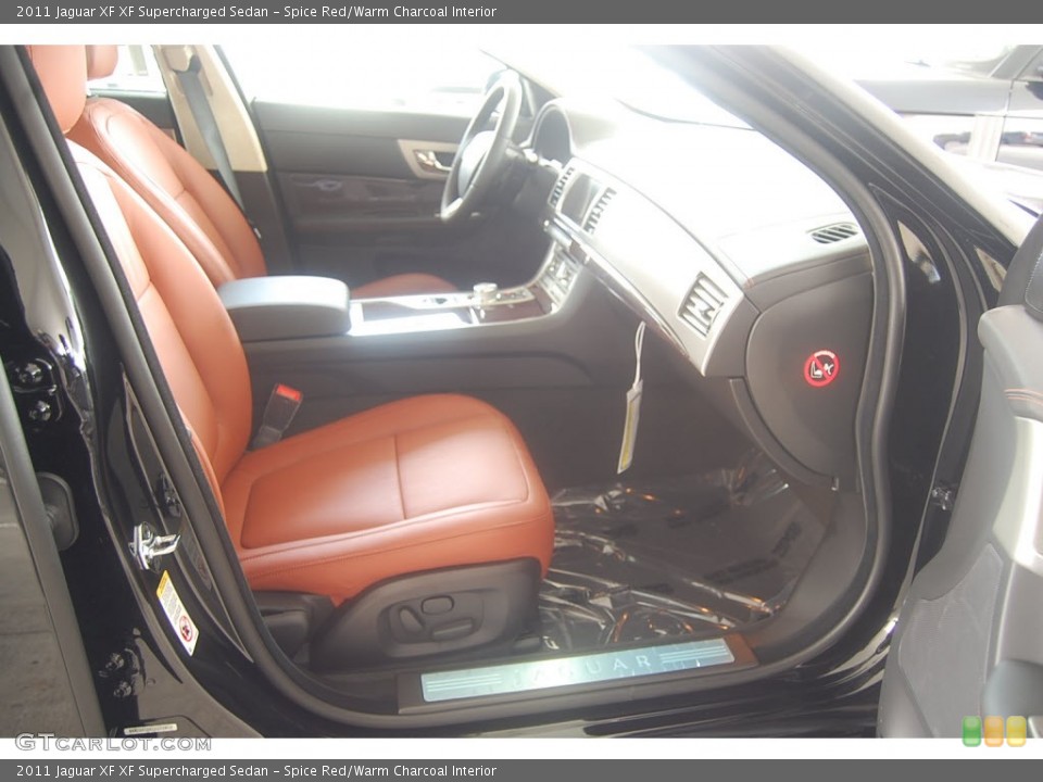 Spice Red/Warm Charcoal Interior Photo for the 2011 Jaguar XF XF Supercharged Sedan #56066342