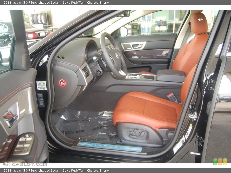 Spice Red/Warm Charcoal Interior Photo for the 2011 Jaguar XF XF Supercharged Sedan #56066378
