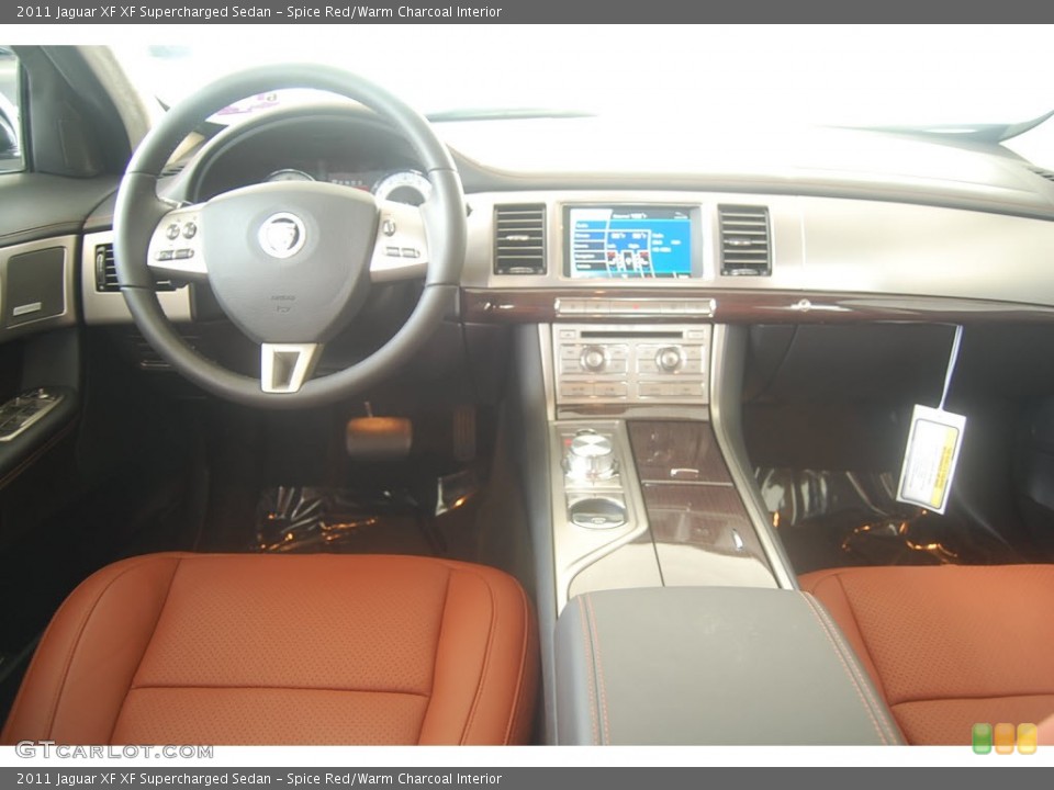 Spice Red/Warm Charcoal Interior Dashboard for the 2011 Jaguar XF XF Supercharged Sedan #56066387