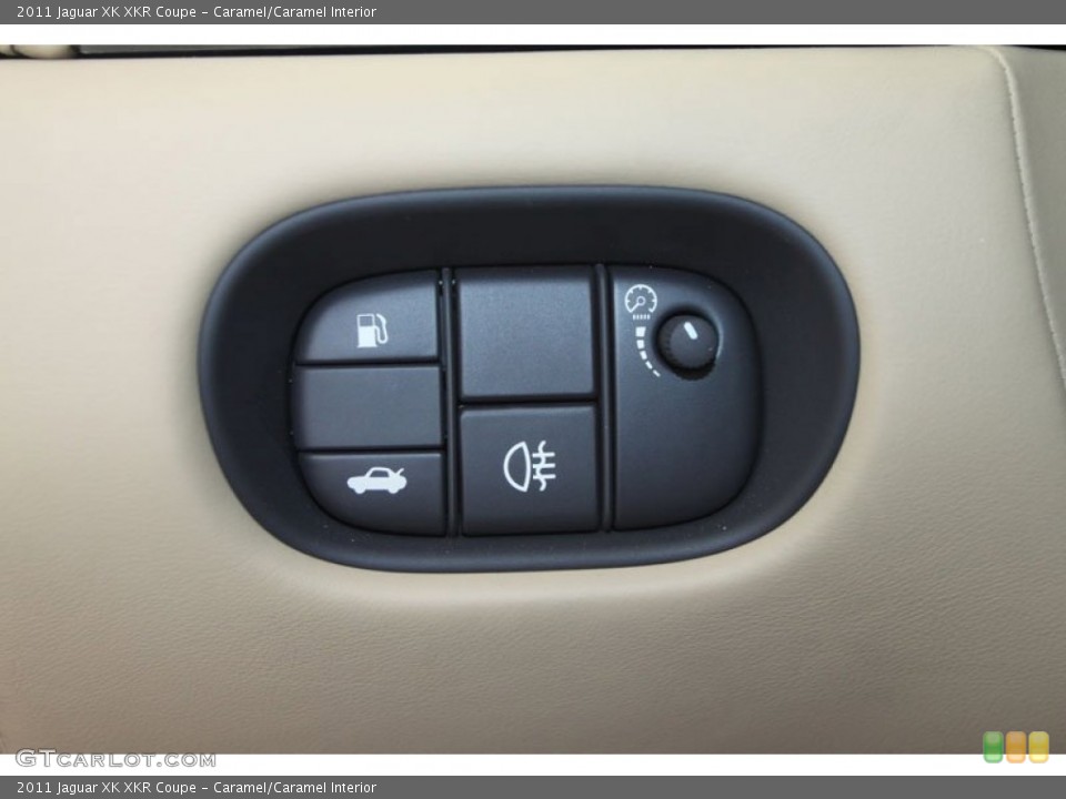Caramel/Caramel Interior Controls for the 2011 Jaguar XK XKR Coupe #56066831