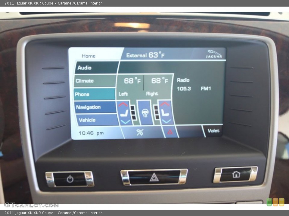 Caramel/Caramel Interior Audio System for the 2011 Jaguar XK XKR Coupe #56066840