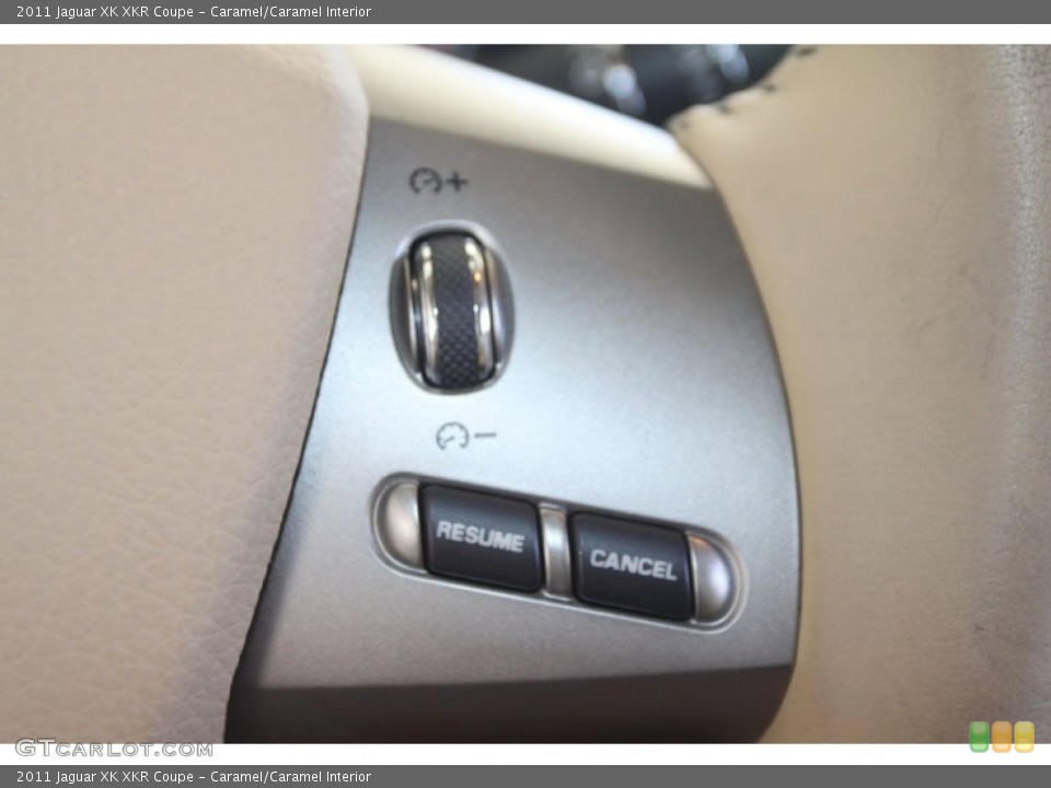 Caramel/Caramel Interior Controls for the 2011 Jaguar XK XKR Coupe #56066861