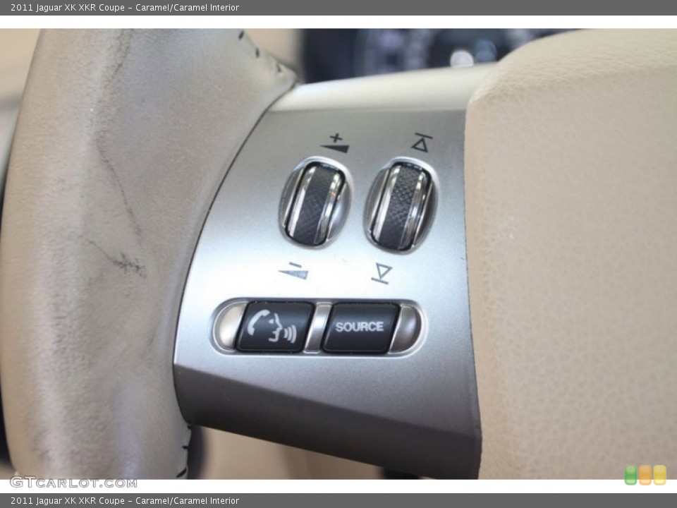 Caramel/Caramel Interior Controls for the 2011 Jaguar XK XKR Coupe #56066864