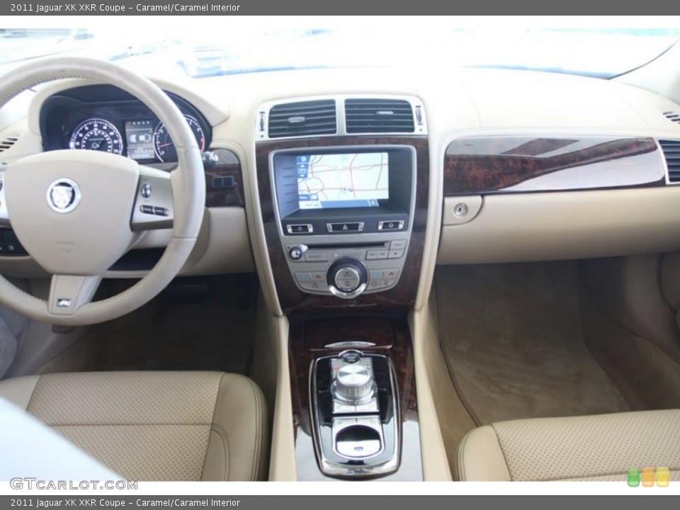 Caramel/Caramel Interior Dashboard for the 2011 Jaguar XK XKR Coupe #56066876