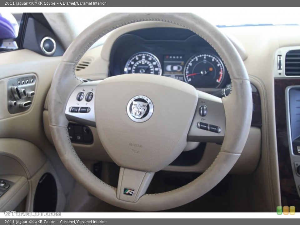 Caramel/Caramel Interior Steering Wheel for the 2011 Jaguar XK XKR Coupe #56066879