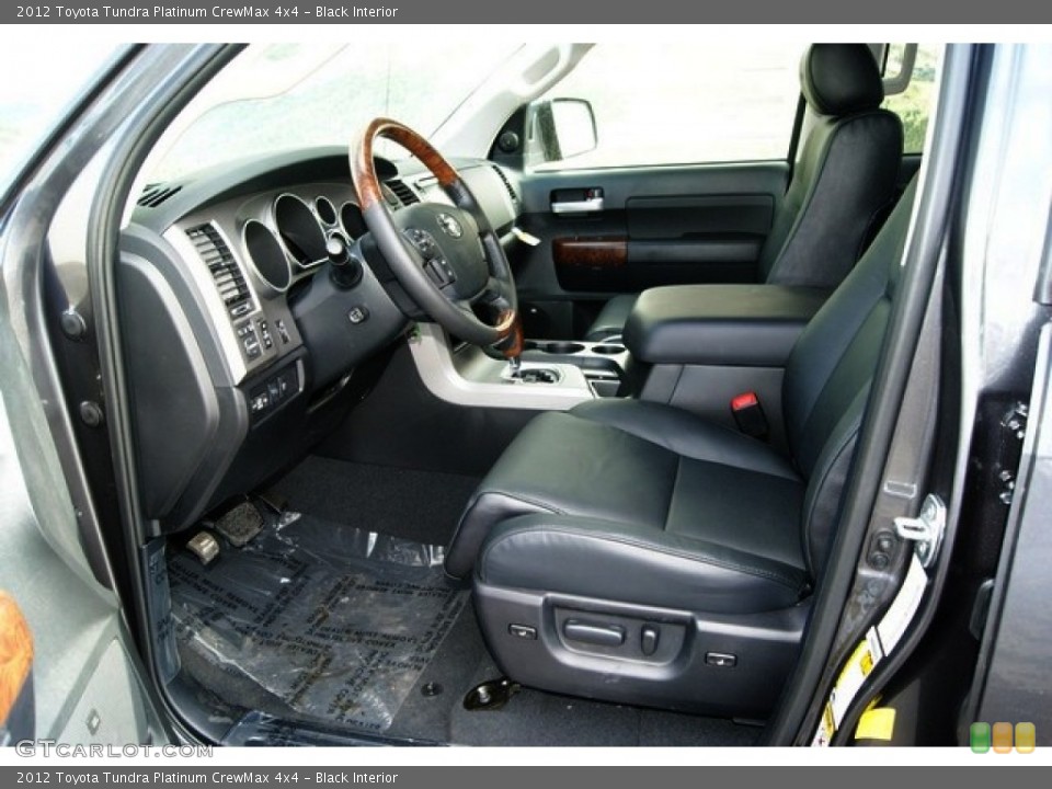 Black Interior Photo for the 2012 Toyota Tundra Platinum CrewMax 4x4 #56067920